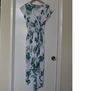 Dream Of Me - Green Leaves Dress - M